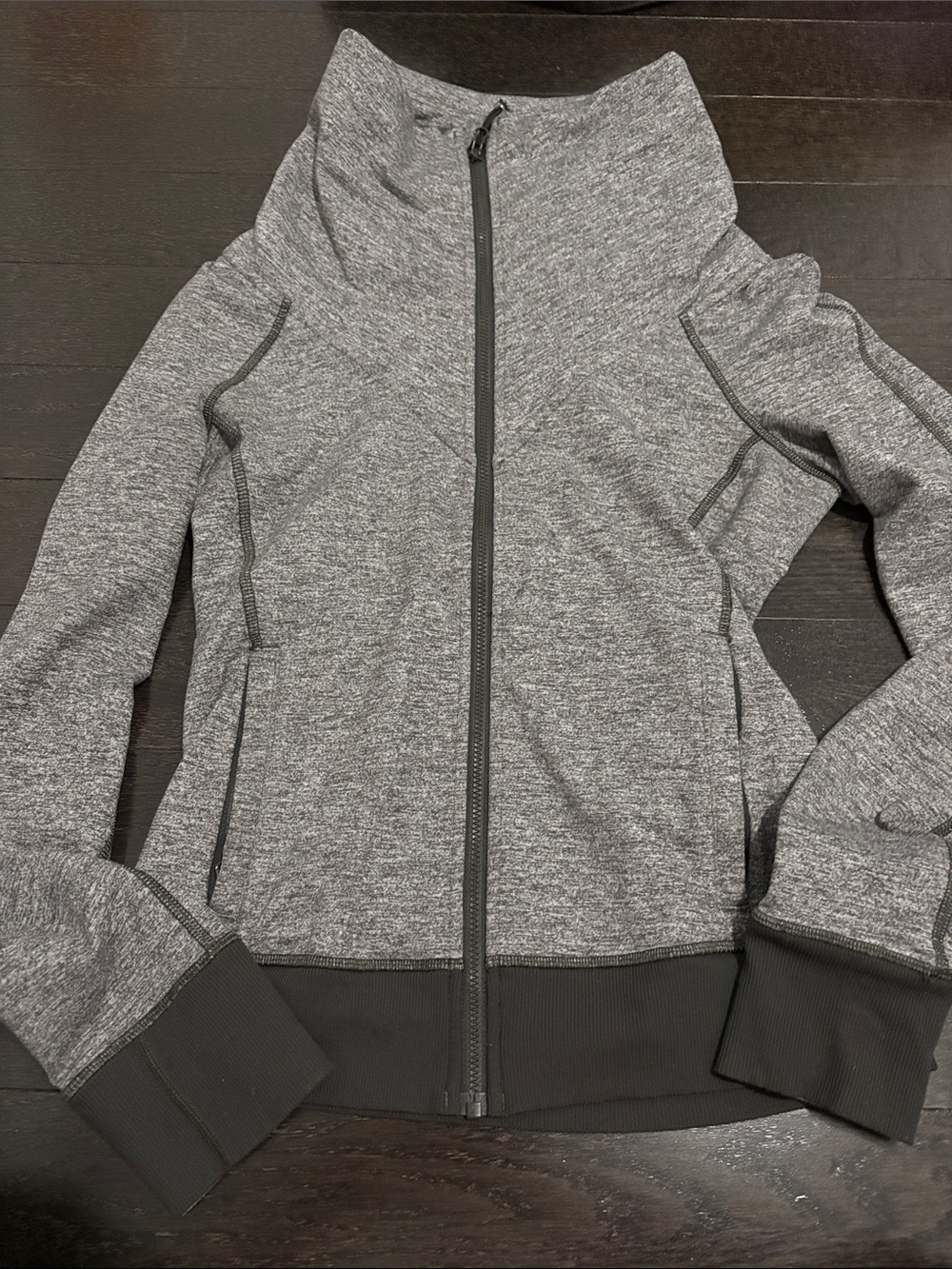 lululemon athletica Heathered Gray  Jacket/zip up